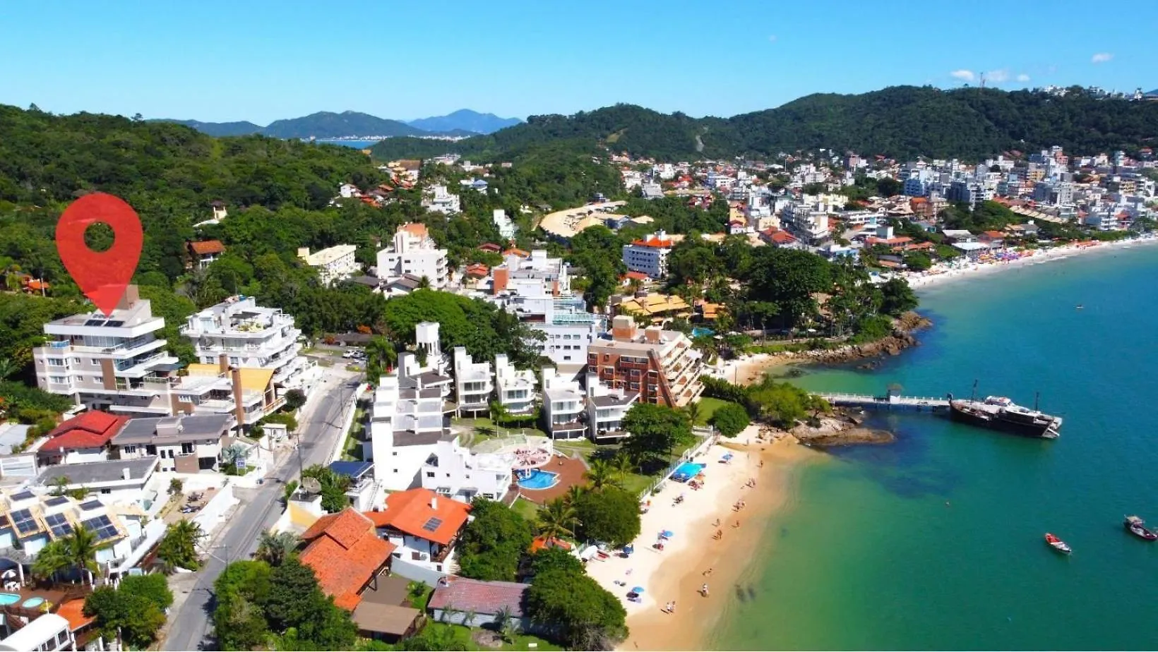 1080 - Apartamento Com Vista Para O Mar Em בומבינאס ברזיל